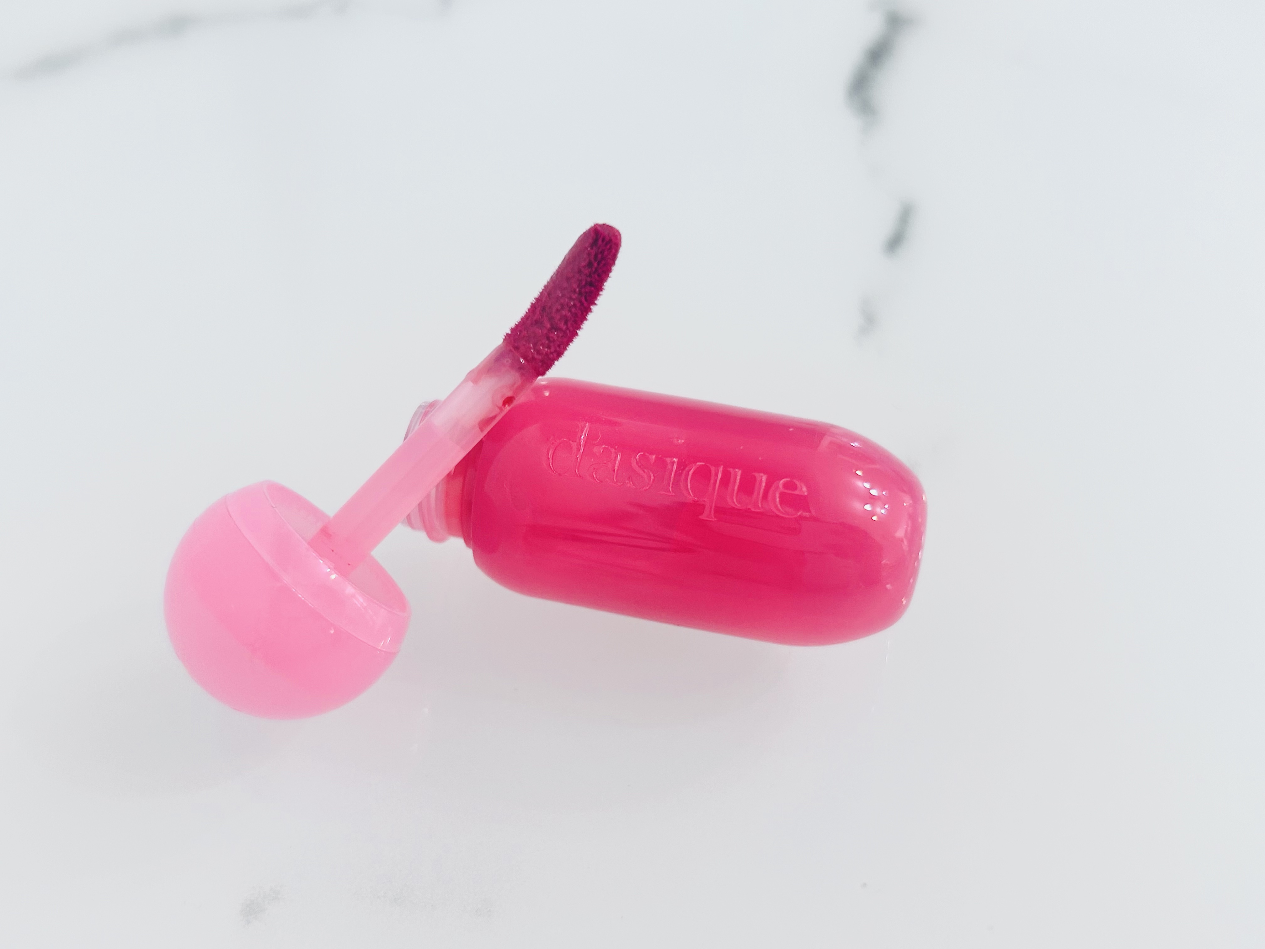 ジューシーデューイグロウティント 10 ベリースウィーティー/dasique/リップティントを使ったクチコミ（2枚目）