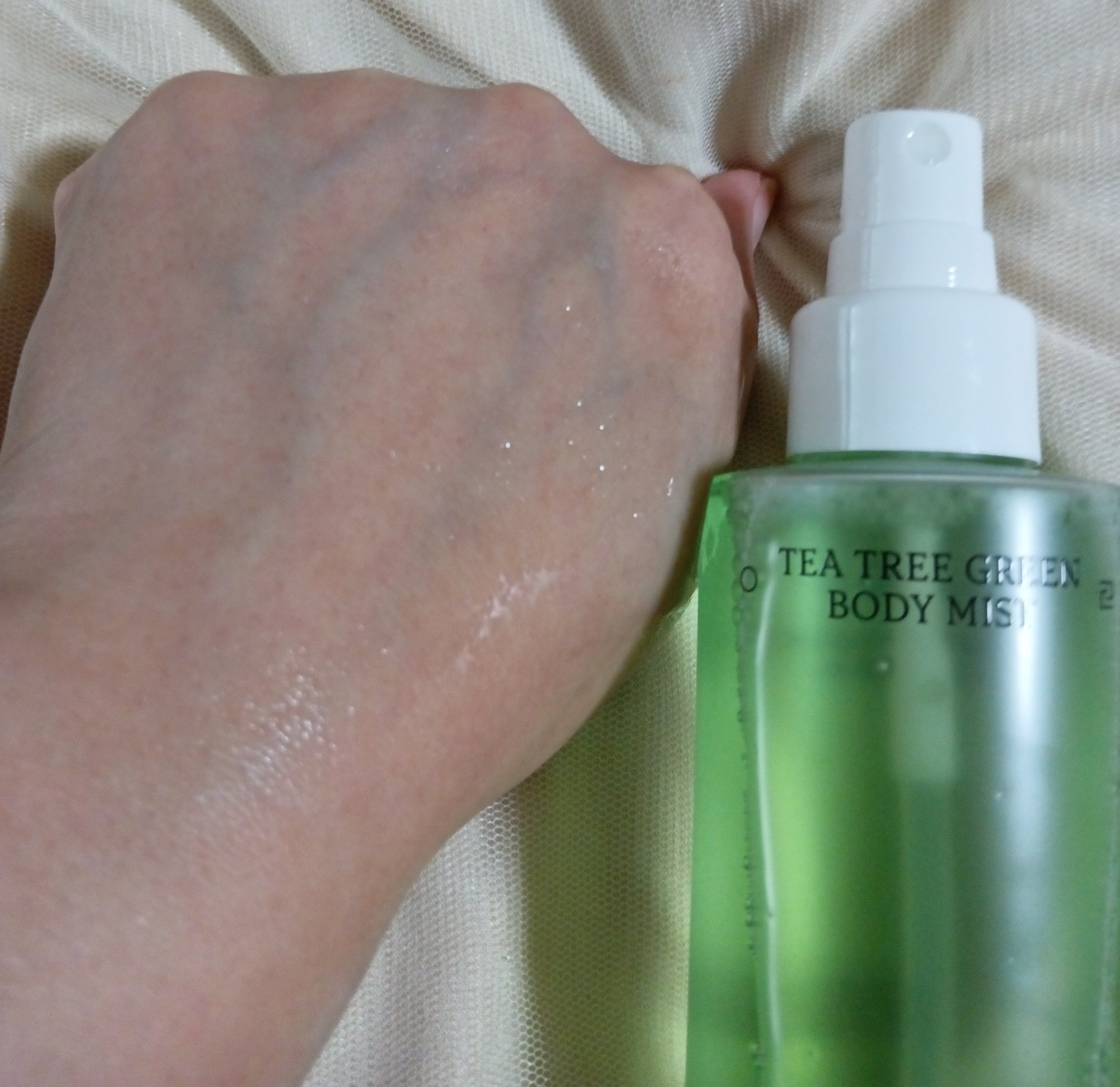 ティートリーグリーン ボディーミスト/原料工房/ボディローションを使ったクチコミ（2枚目）