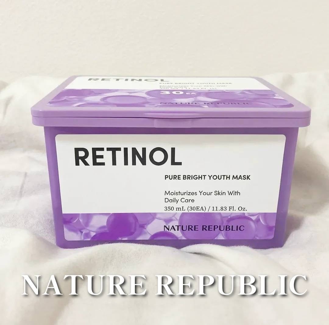 レチノールピュアブライトユースマスク30枚入/ネイチャーリパブリック/シートマスク・パックを使ったクチコミ(1枚目)