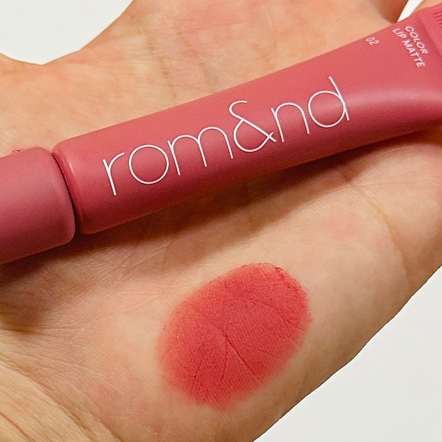 カラーリップマット/rom&nd/口紅を使ったクチコミ(2枚目)