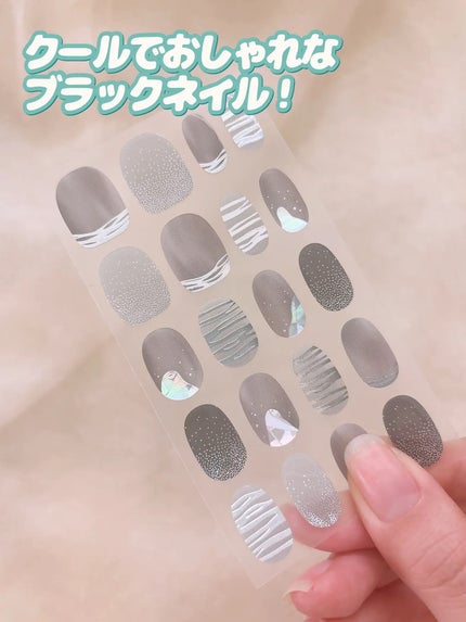 セミハードジェルネイルシール/and us/ネイルシールを使ったクチコミ(3枚目)
