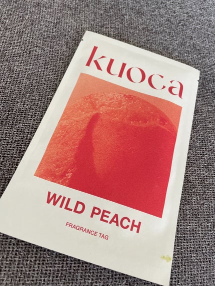 kuoca フレグランスタグ WILD PEACH/KUOCA/その他を使ったクチコミ(1枚目)