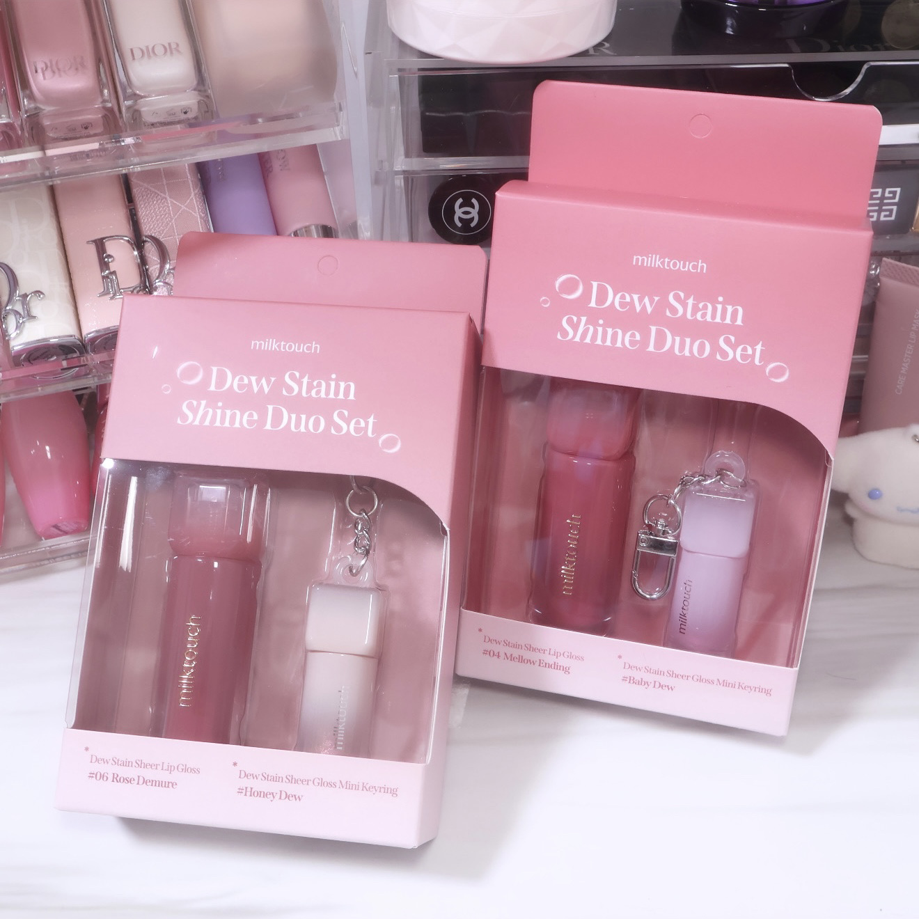 デューステインシアーリップグロス/Milk Touch/リップグロスを使ったクチコミ（3枚目）