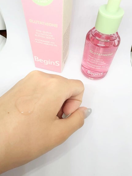Pink Guava Glutathione Blemish Serum/BeginS by JUNGSAEMMOOL/美容液を使ったクチコミ(2枚目)