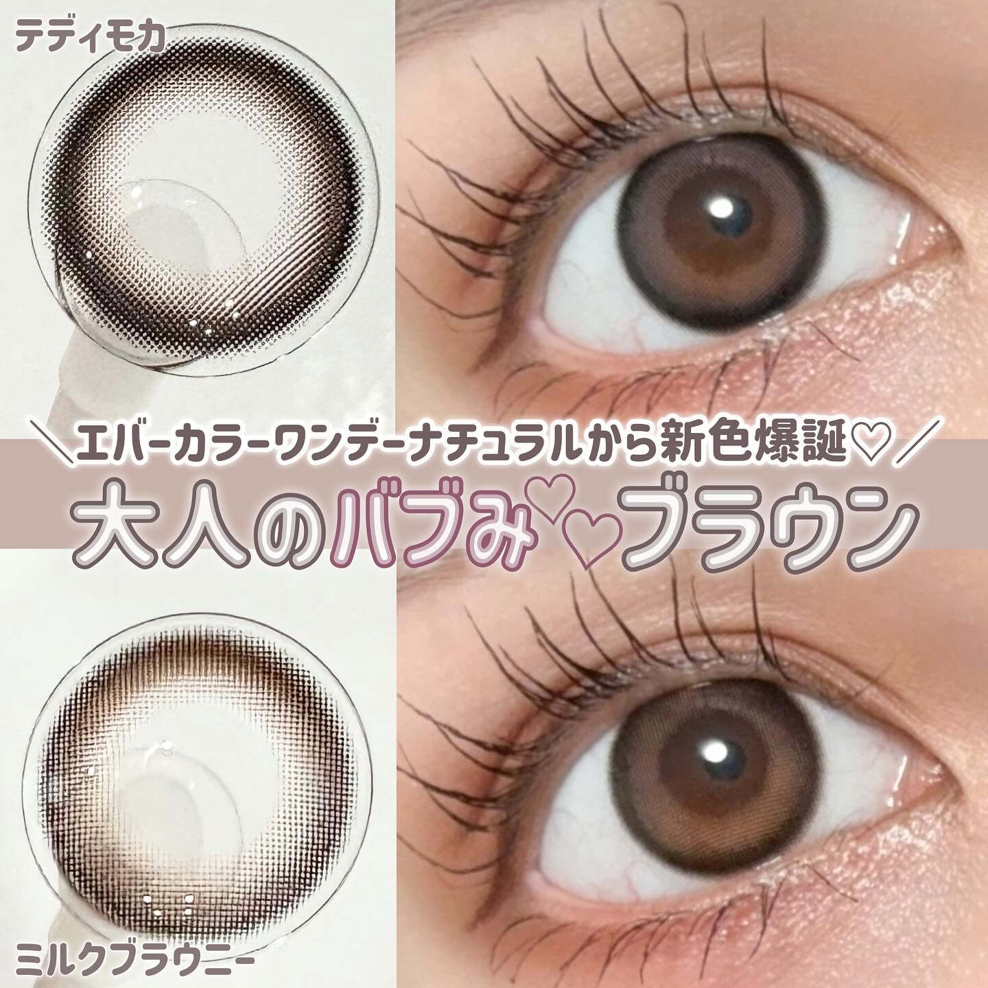 エバーカラーワンデー ナチュラル/エバーカラー/ワンデー（１DAY）カラコンを使ったクチコミ（1枚目）