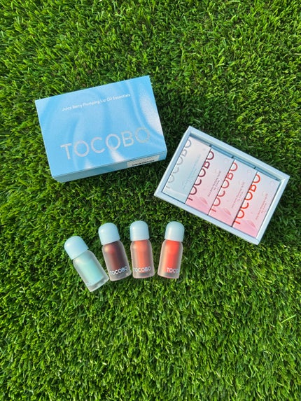 ジューシーベリープランピングリップオイル/TOCOBO/リップグロスを使ったクチコミ(3枚目)