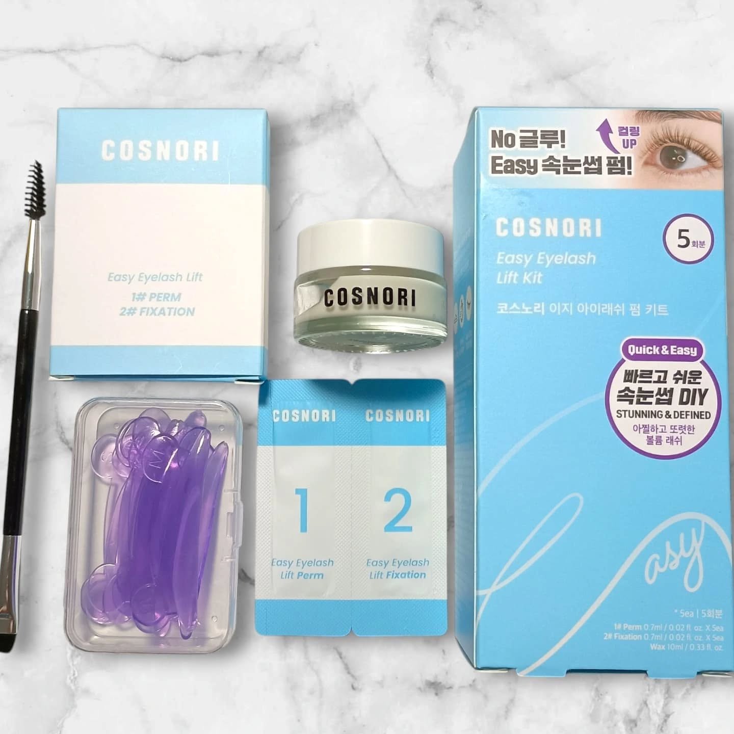 イージーアイラッシュリフトキット/COSNORI/その他キットセットを使ったクチコミ（2枚目）