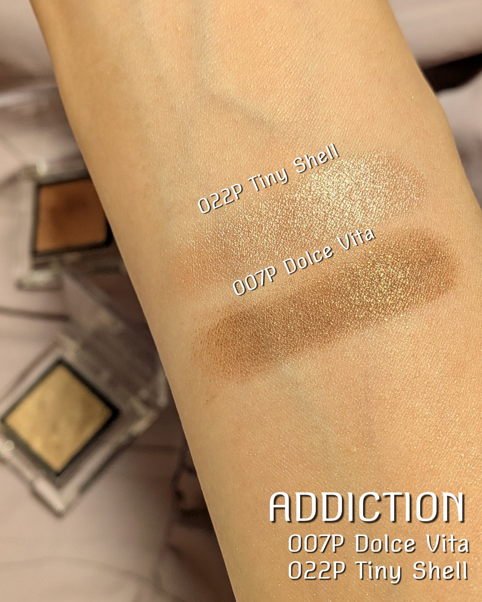 アディクション ザ アイシャドウ パール/ADDICTION/単色アイシャドウを使ったクチコミ（2枚目）