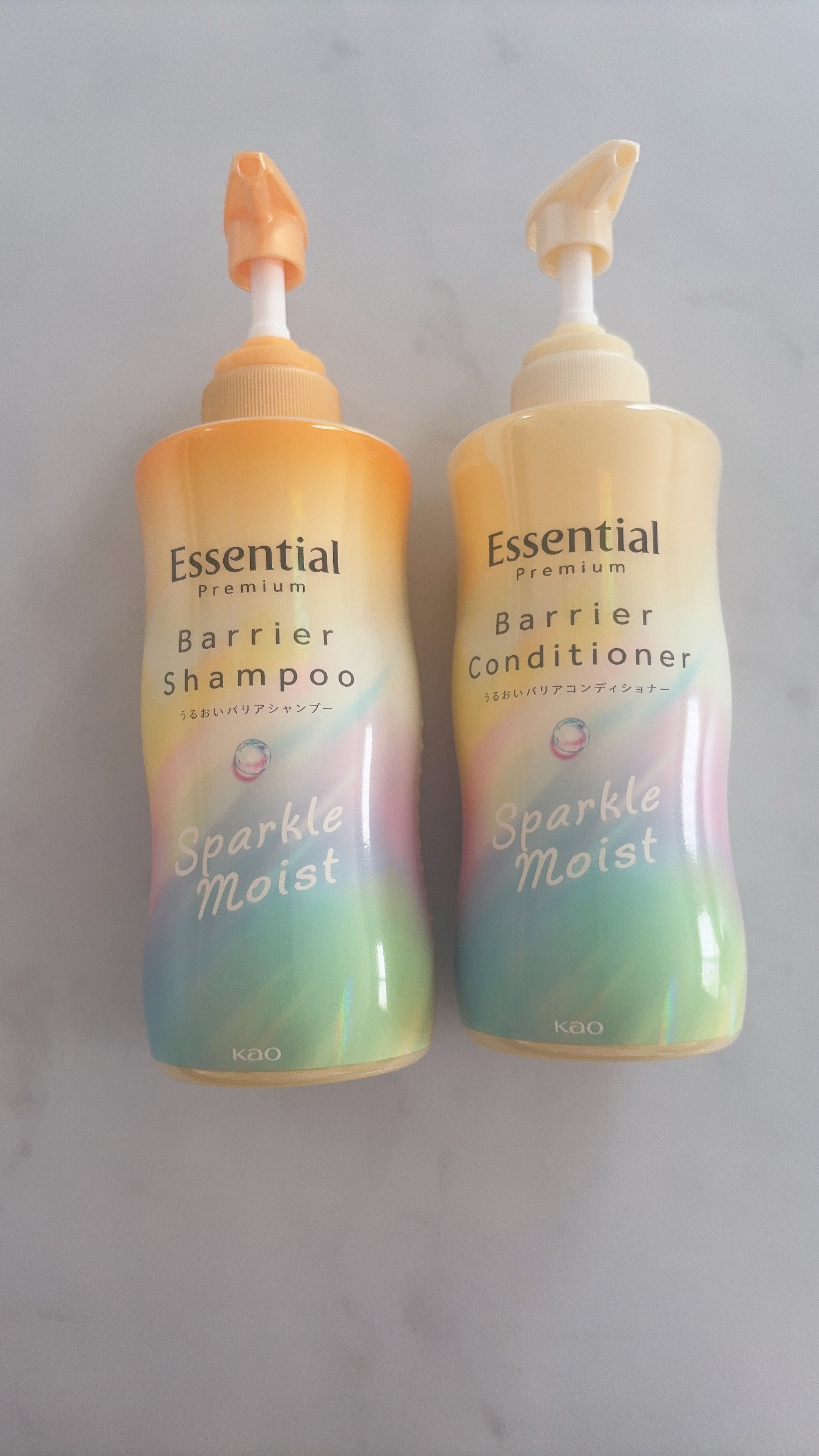エッセンシャルプレミアム バリアシャンプー・コンディショナー スパークルモイスト/エッセンシャル/市販シャンプーを使ったクチコミ（1枚目）