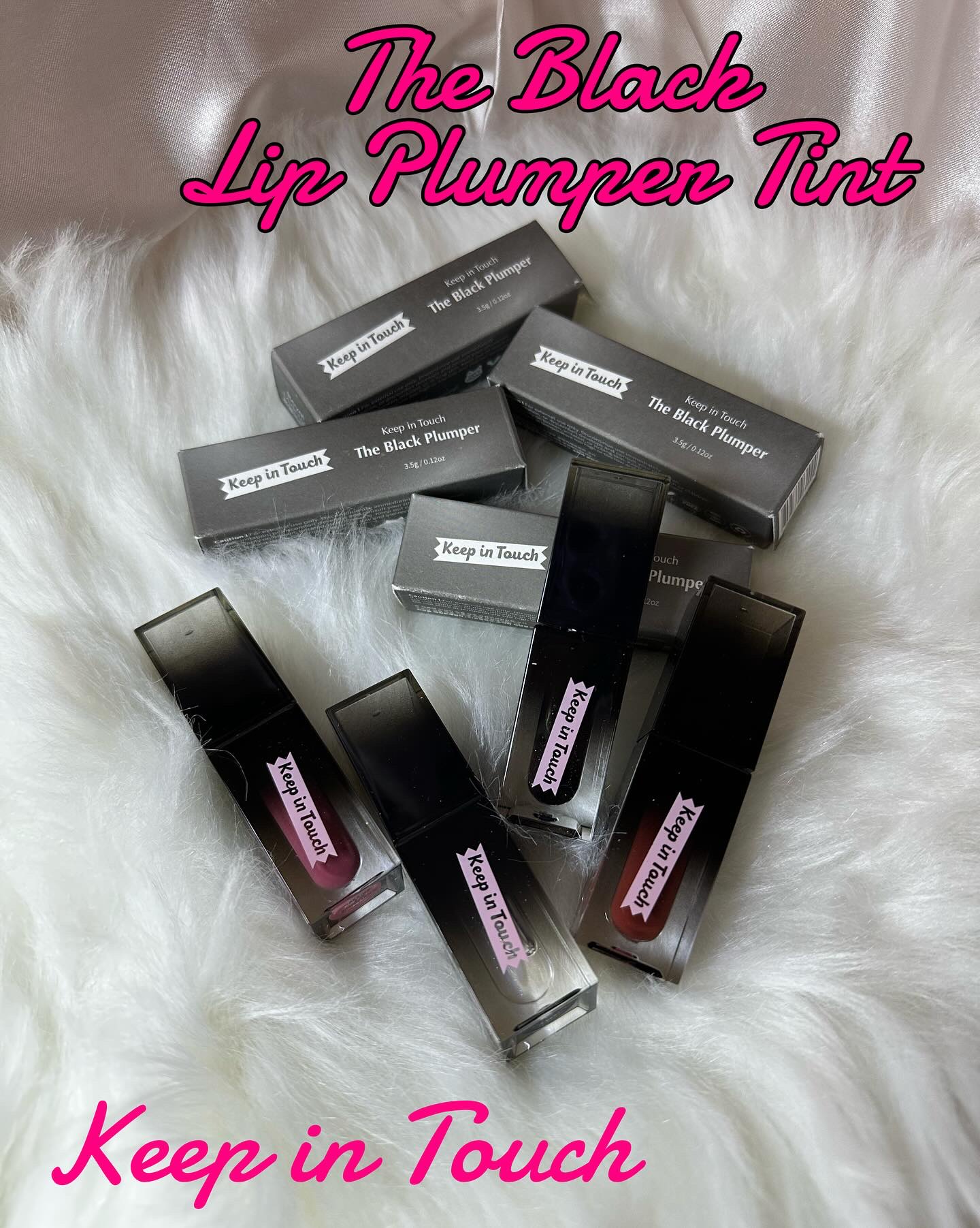 The Black Lip Plumper Tint/Keep in Touch/リップグロスを使ったクチコミ（1枚目）