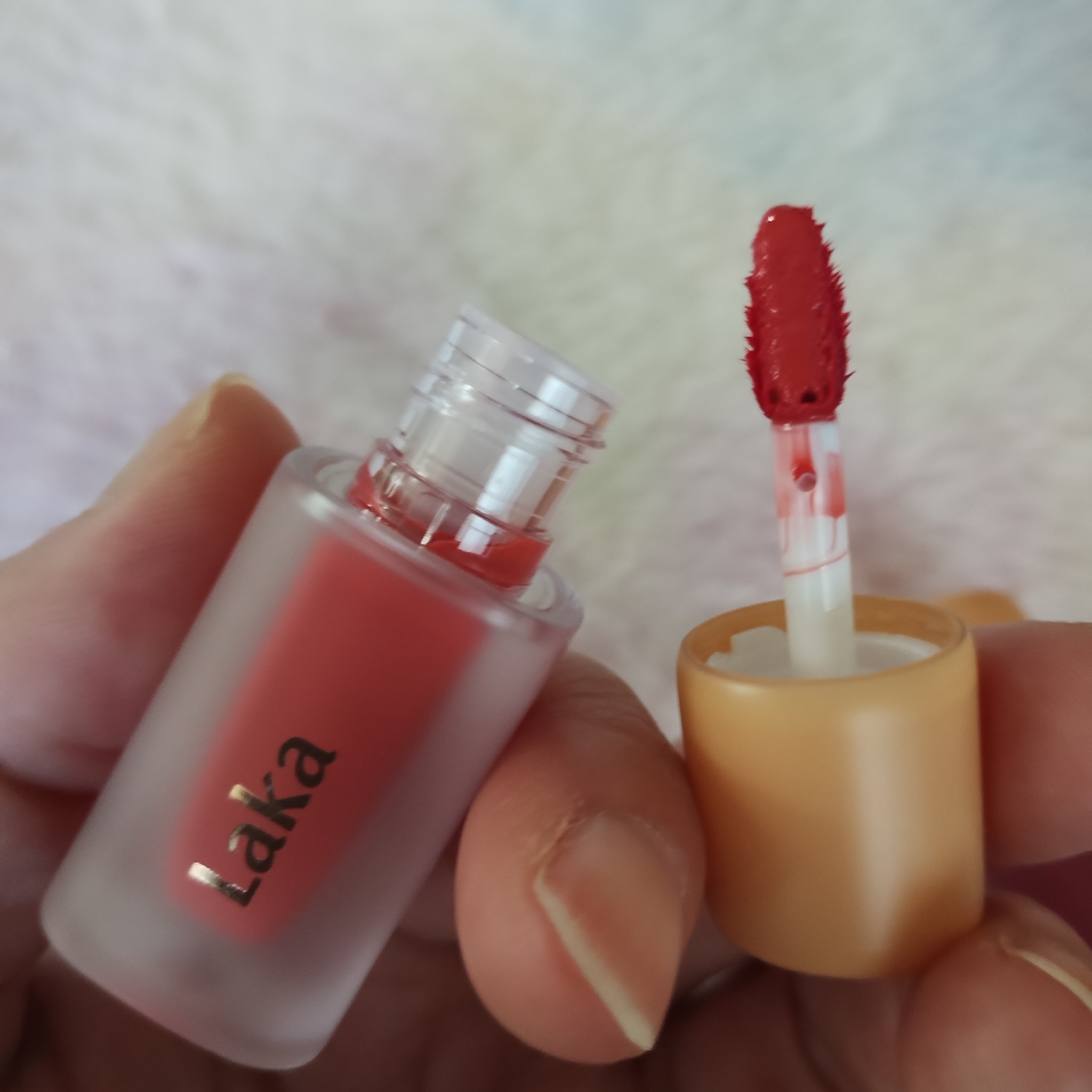 フルーティーグラムティント/Laka/リップティントを使ったクチコミ（3枚目）