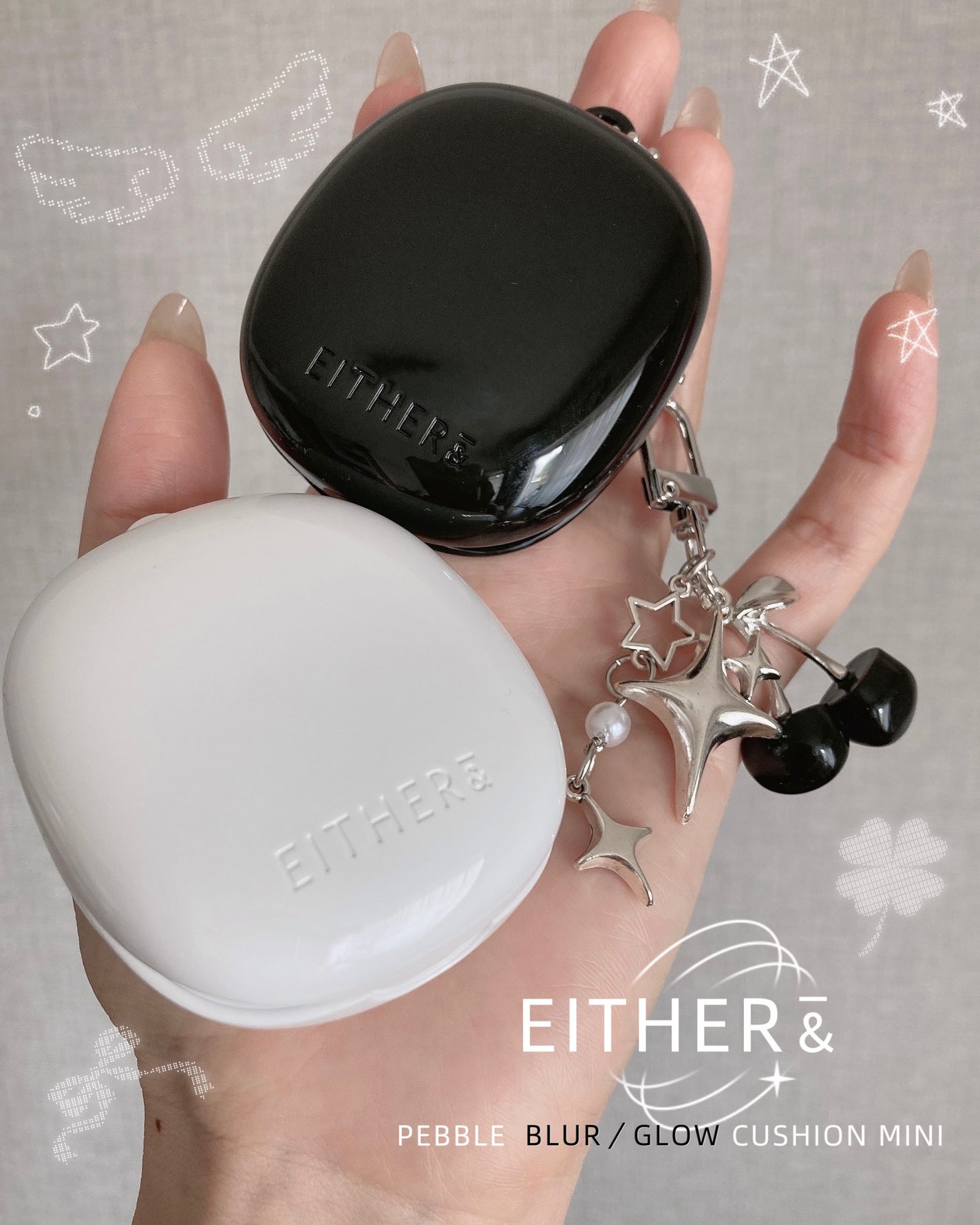 プベルグロウクッション ミニ/EITHER&/クッションファンデーションを使ったクチコミ(1枚目)