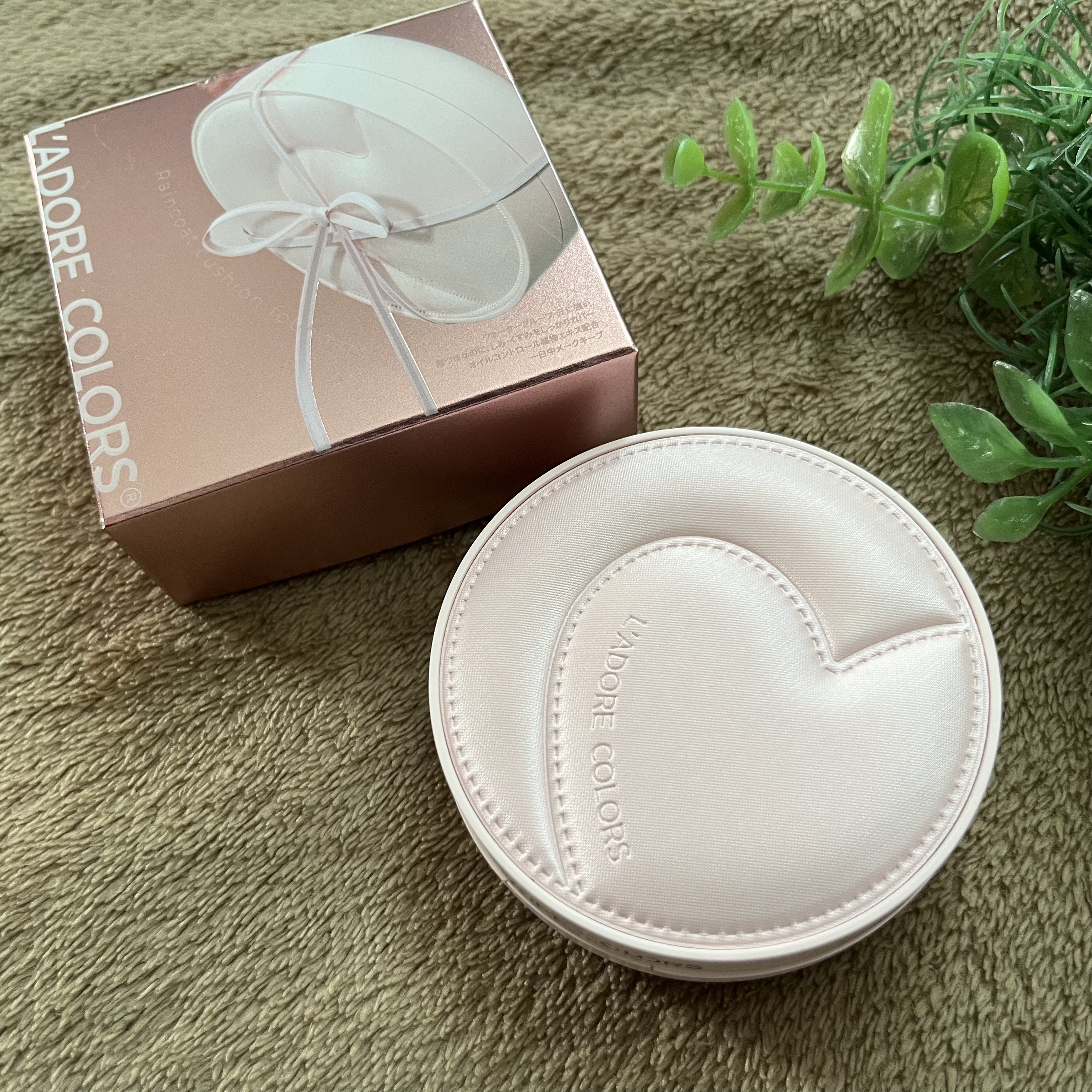 L'ADORE COLORS レインコート クッション ファンデーション/L'adore Colors/クッションファンデーションを使ったクチコミ（1枚目）