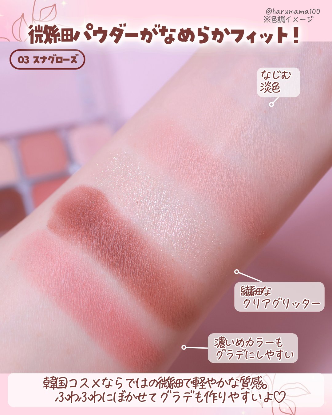 マイモーメントアイパレット/COSNORI/アイシャドウパレットを使ったクチコミ（3枚目）