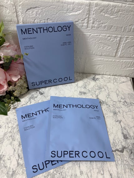 MENTHOLOGY クーリングマスクパック/menthology/シートマスク・パックを使ったクチコミ(1枚目)