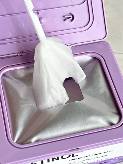 レチノールピュアブライトユースマスク30枚入/ネイチャーリパブリック/シートマスク・パックを使ったクチコミ(3枚目)