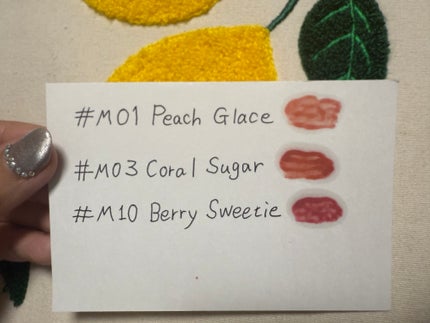 ジューシーデューイグロウティントミニ 03 コーラルシュガー(ミニ)/dasique/リップティントの画像