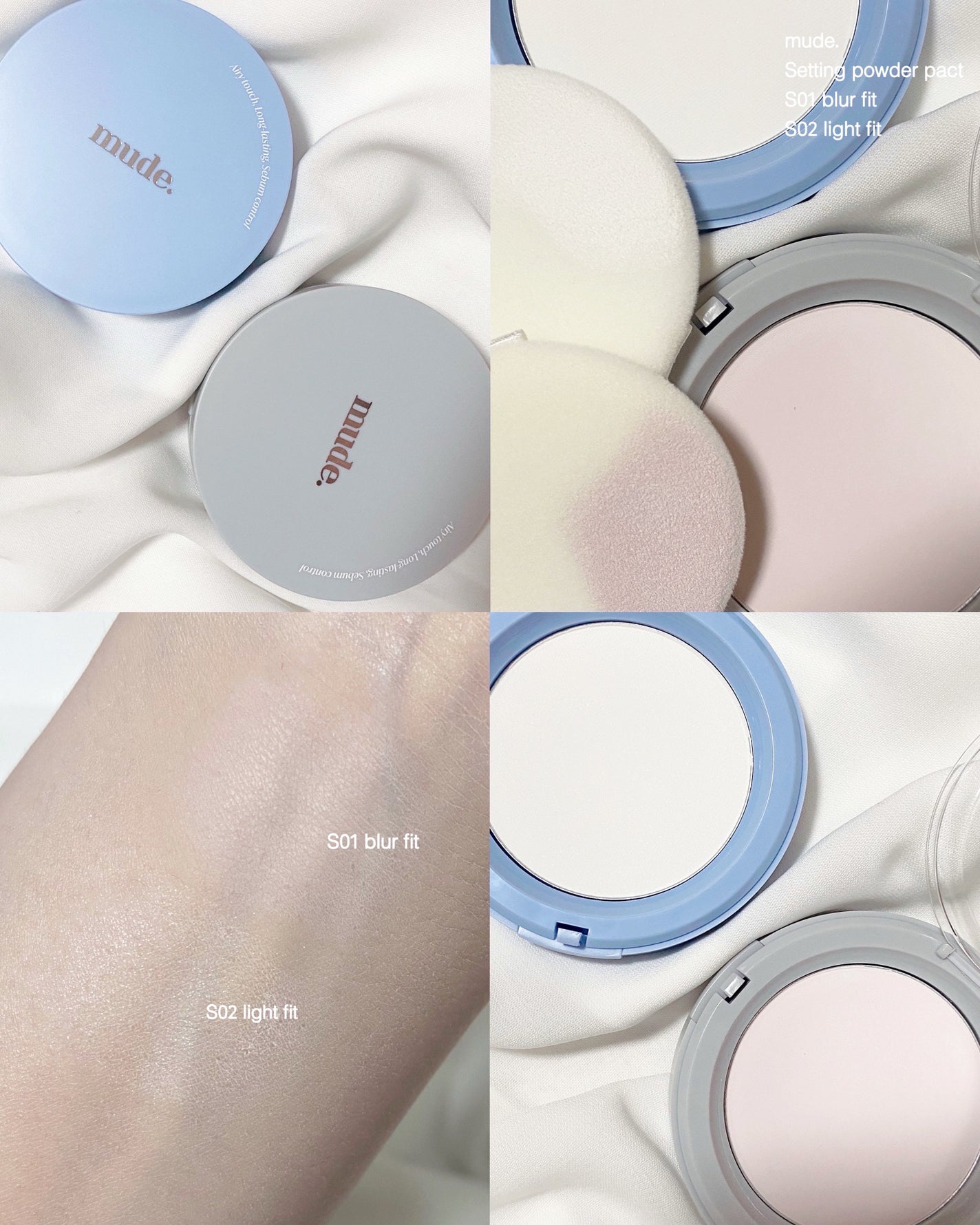 ミュードセッティングパウダーパクト/mude/プレストパウダーを使ったクチコミ(1枚目)