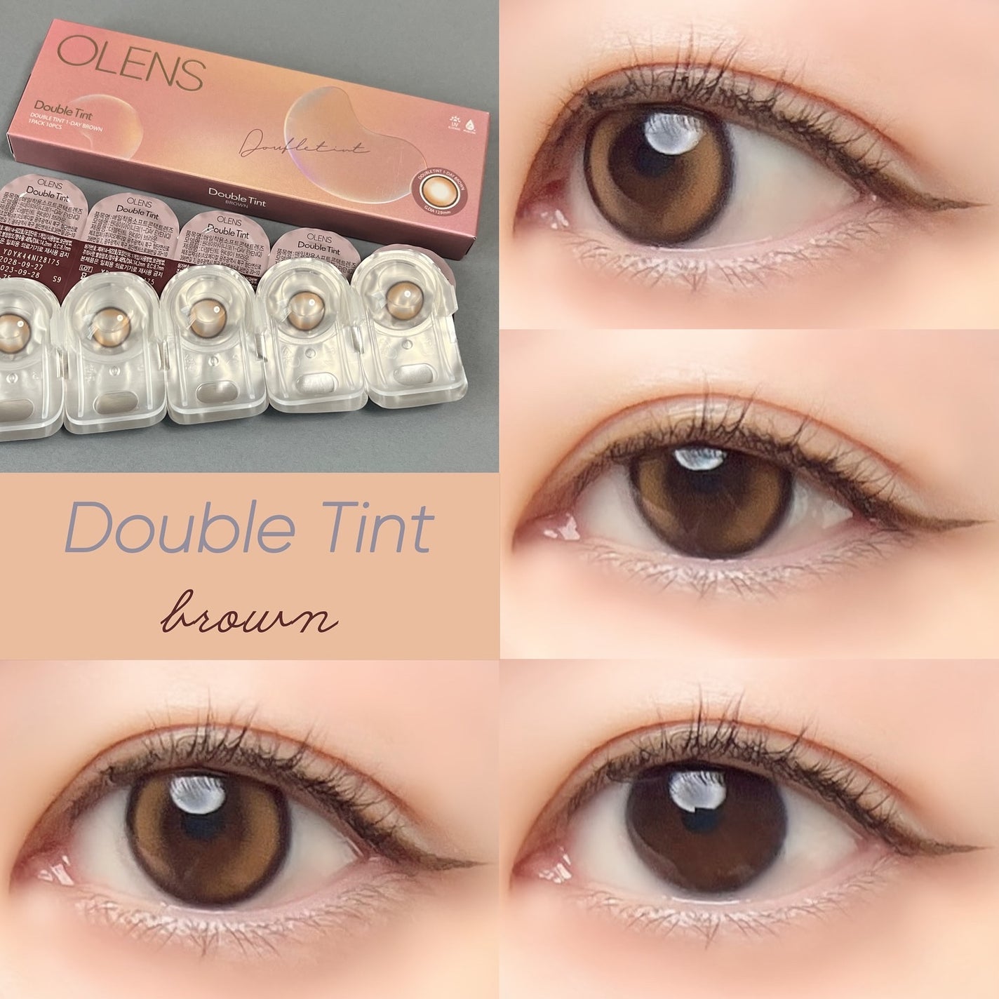 Double Tint 1day/OLENS/カラーコンタクトレンズを使ったクチコミ(9枚目)