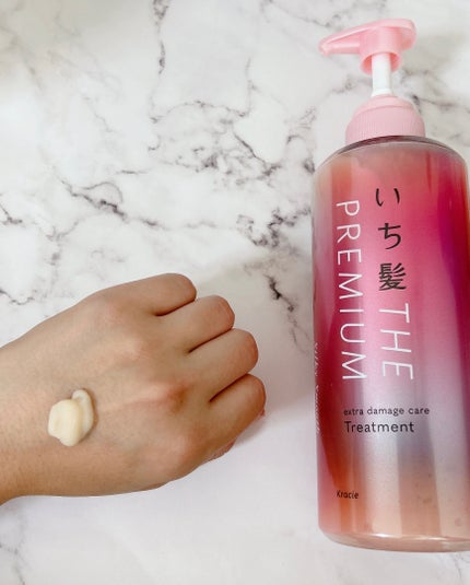THE PREMIUM エクストラダメージケアシャンプー/トリートメント(シルキースムース)/いち髪/市販シャンプーを使ったクチコミ(6枚目)