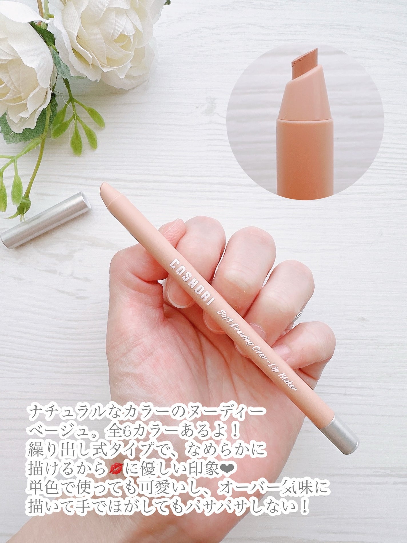 フローウェーブティント/COSNORI/リップティントを使ったクチコミ(2枚目)