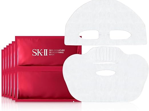 SK-II スキンシグネチャー 3Dリフティングマスク 3セット 試してみた】SK-II スキン シグネチャー 3D リディファイニング