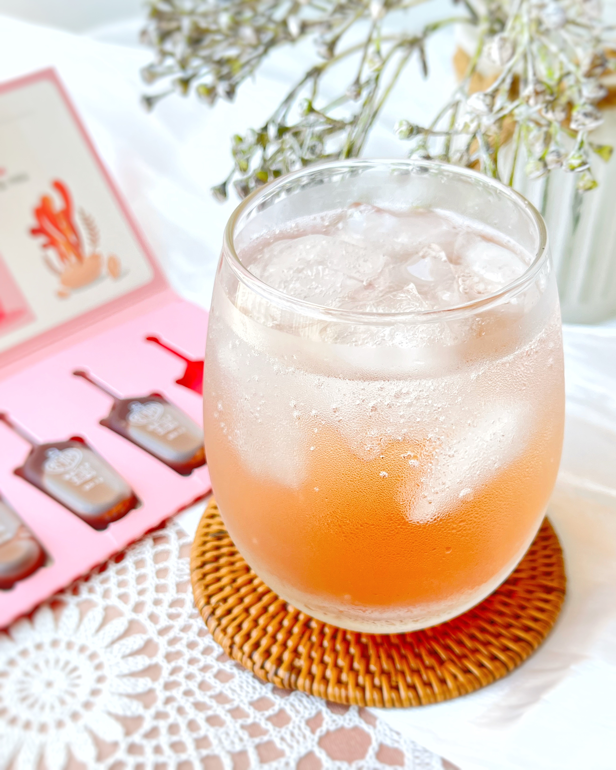 飲める美容ピンクDIYドリンク ピンクポーション ゼロカロリー・冬虫夏草/PINK POTION /美容ドリンクを使ったクチコミ（1枚目）