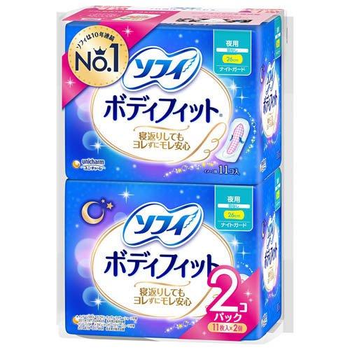  ナイトガード 夜用 羽なし (11枚入×2個)