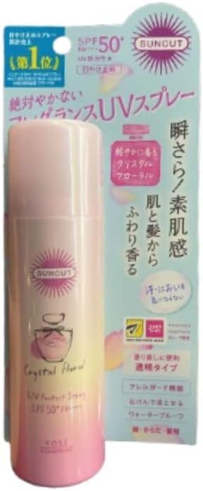 サンカット フレグランスUVスプレー クリスタルフローラルの香り 60g