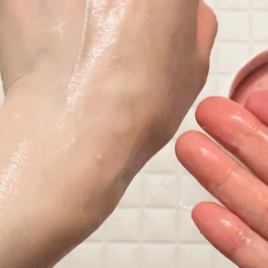 Q+Me スウィート ボム タラソ スクラブ/AGARISM/バスト・ヒップケアを使ったクチコミ(3枚目)