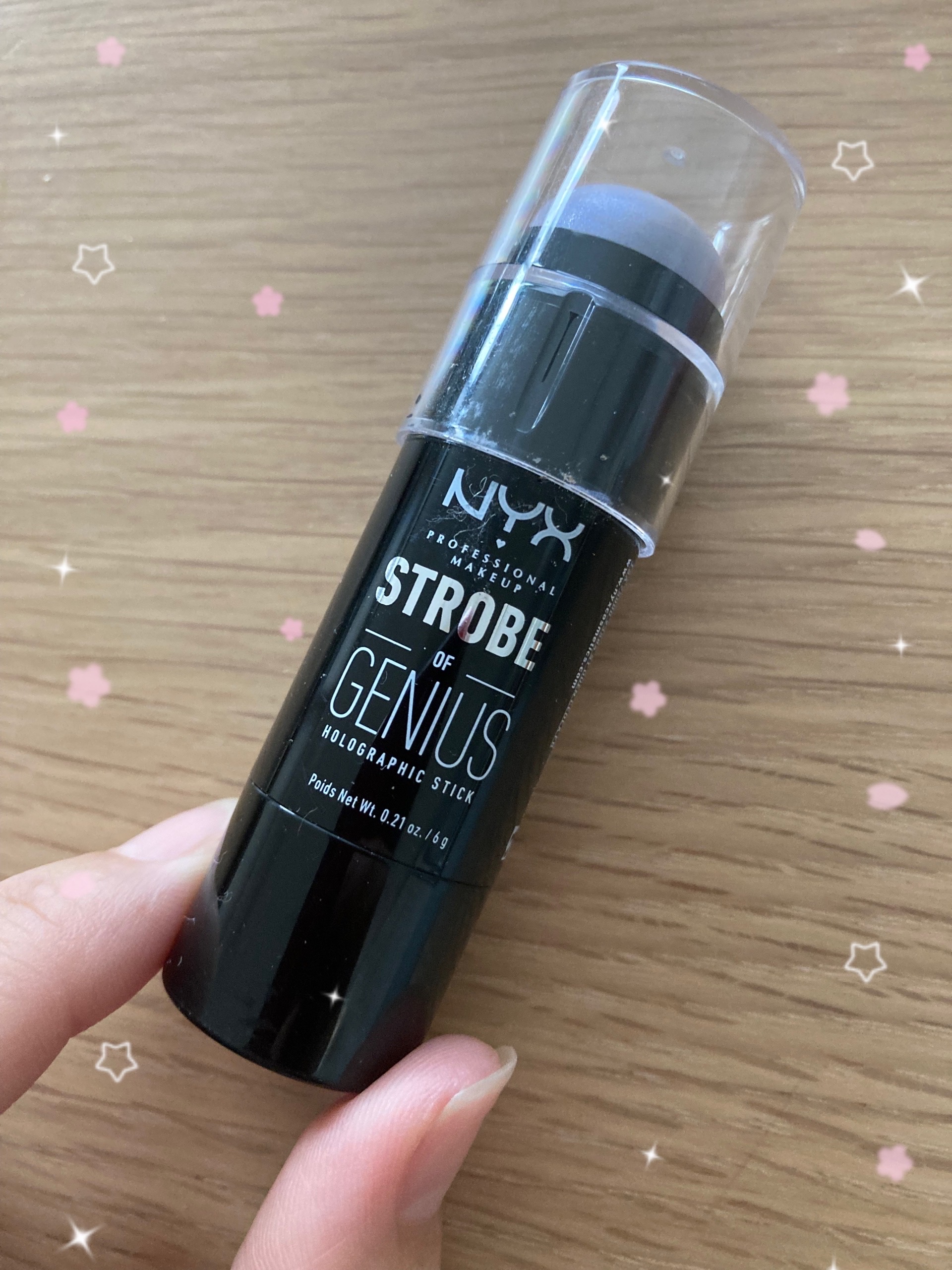 ストロボオブジーニアス ホロ スティック/NYX Professional Makeup/ジェル・クリームチークを使ったクチコミ（1枚目）