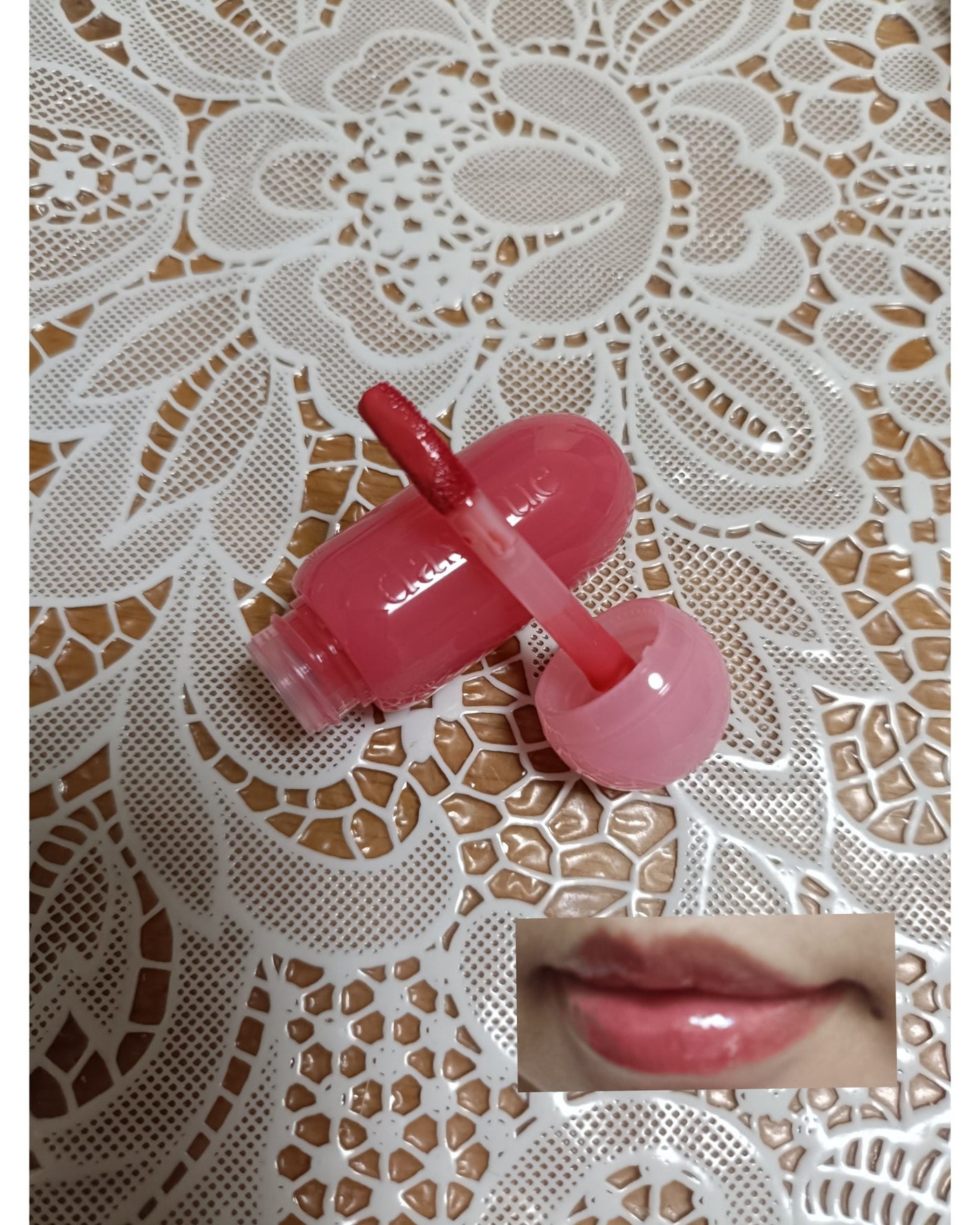 ジューシーデューイグロウティント/dasique/リップティントを使ったクチコミ(2枚目)