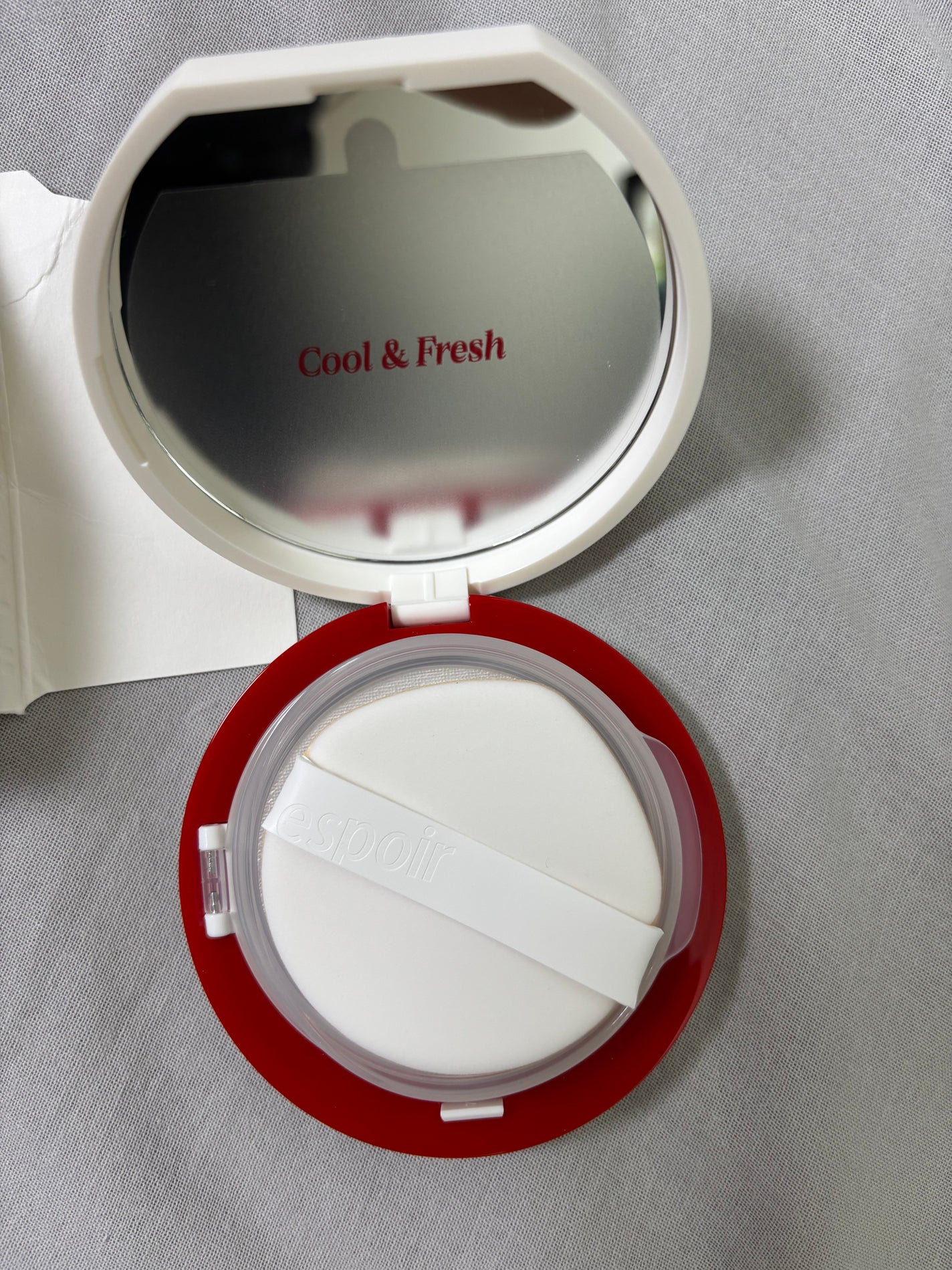 ビーベルベット セバムカットクッション/espoir/プレストパウダーを使ったクチコミ(5枚目)