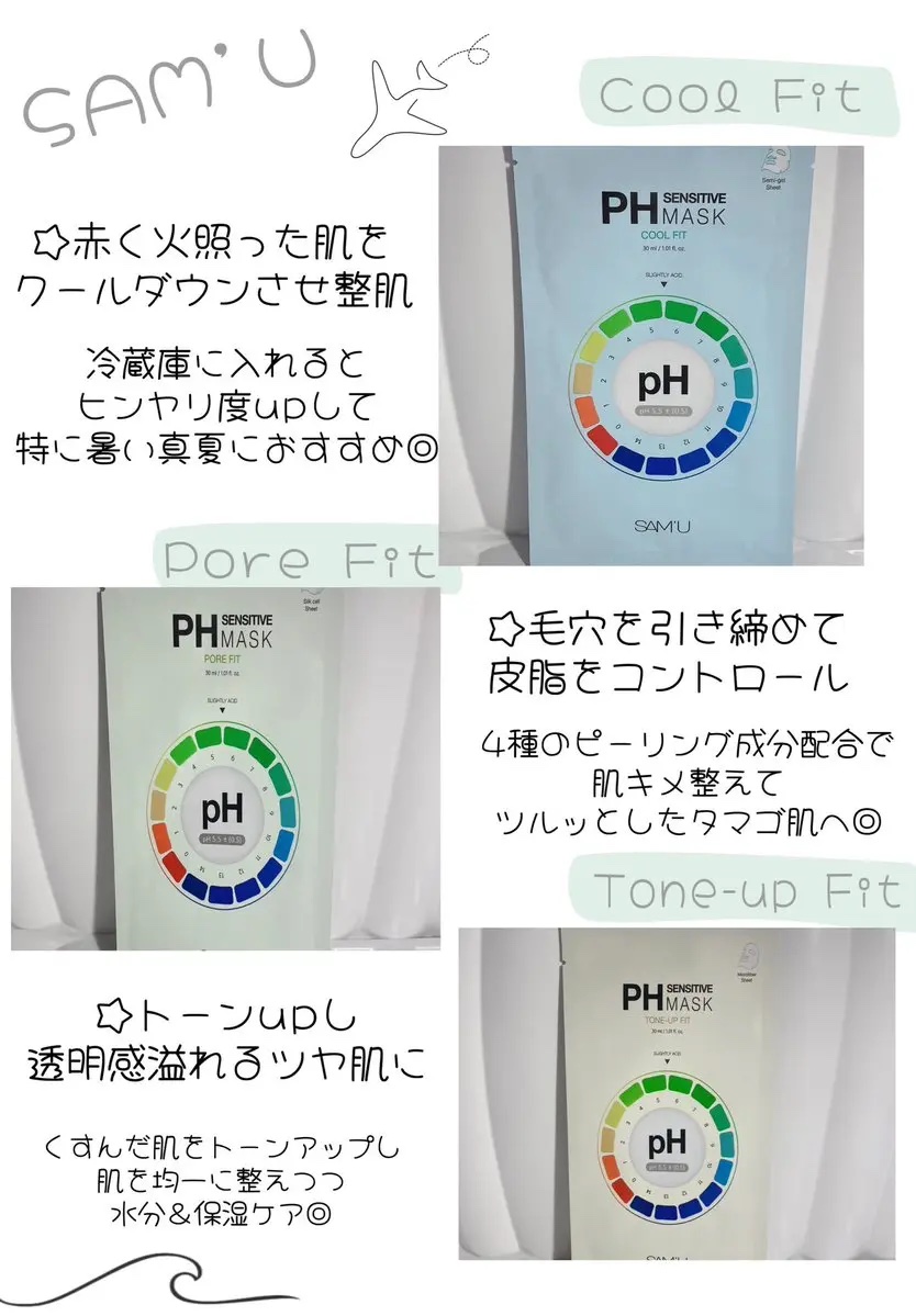 PHセンシティブマスク クールフィット/SAM'U/シートマスク・パックを使ったクチコミ（2枚目）