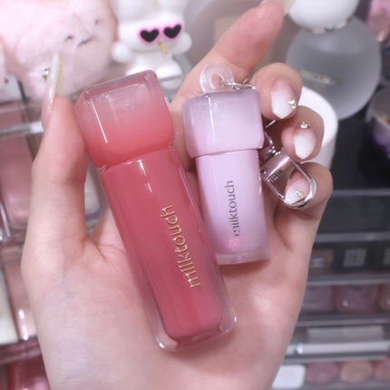 デューステインシアーリップグロス/Milk Touch/リップグロスを使ったクチコミ(1枚目)