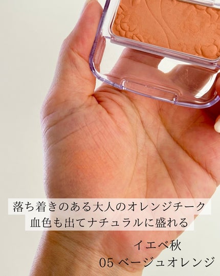 ナチュラル チークN/CEZANNE/パウダーチークを使ったクチコミ(5枚目)