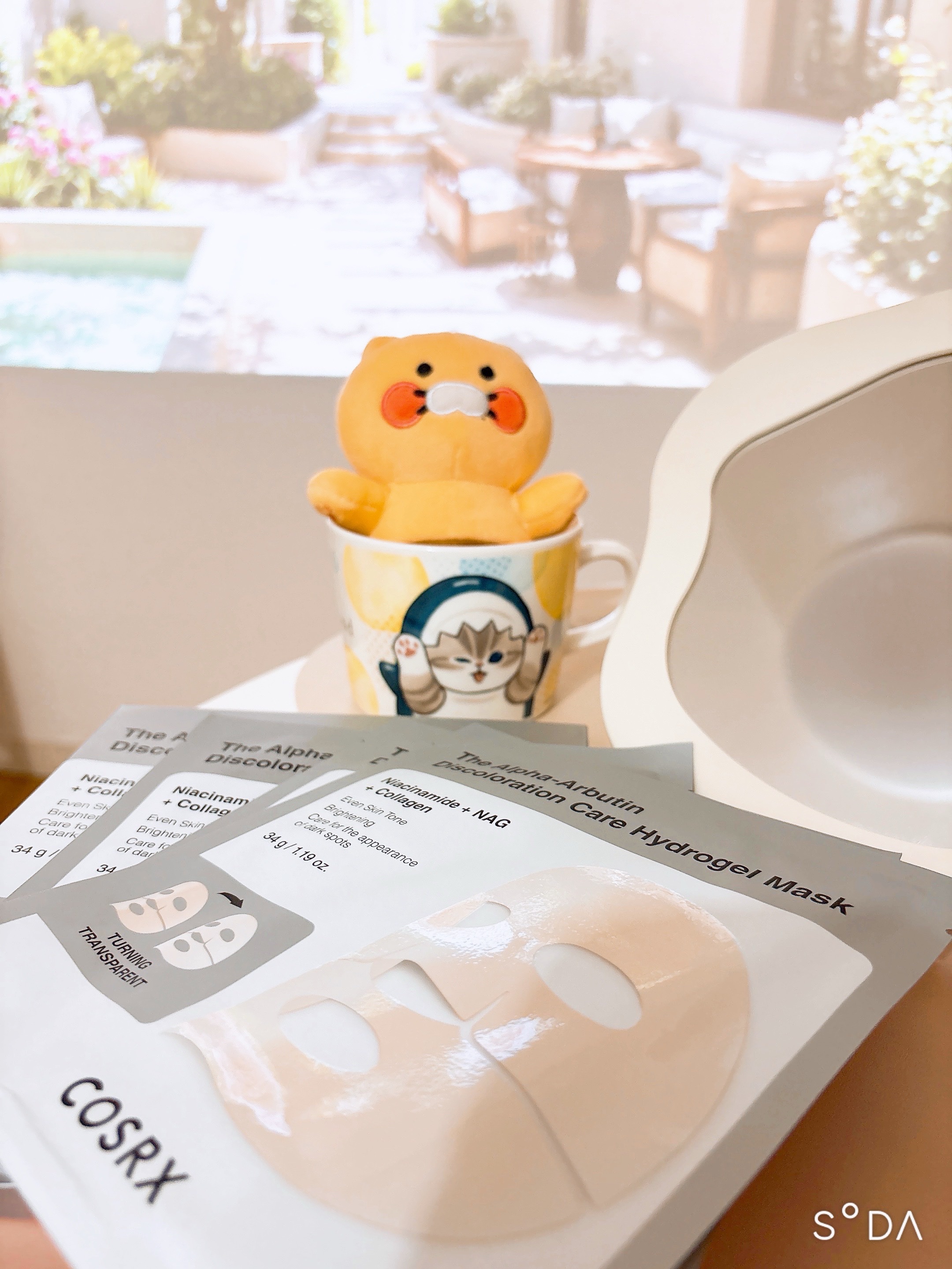 RXザ・アルファ アルブチン ハイドロゲルパック/COSRX/シートマスク・パックを使ったクチコミ（3枚目）