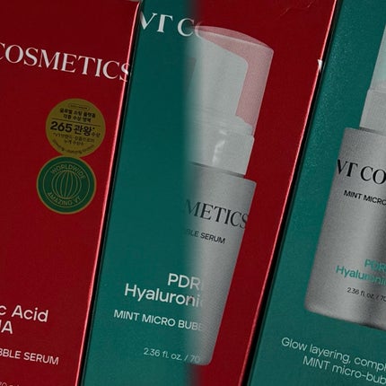 PDRN ヒアルロン酸 ミントマイクロバブルセラム/VT/美容液を使ったクチコミ(5枚目)