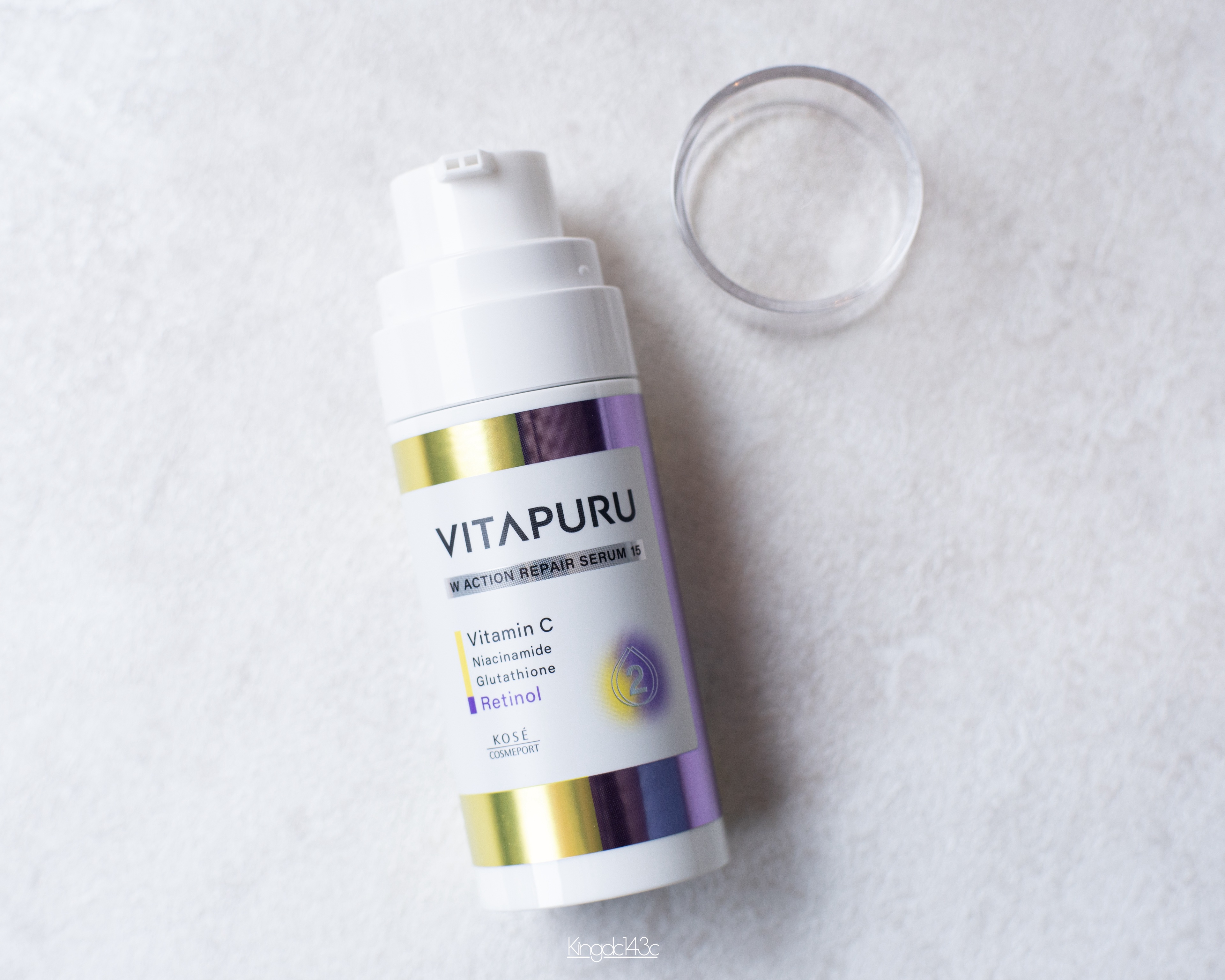 ビタプル ダブルアクション リペアセラム 15/VITAPURU/美容液を使ったクチコミ（2枚目）