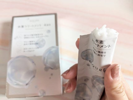 ありがとうこ on LIPS 「MQURE 水素トリートメント ※美容室で話題の水素トリートメ..」(4枚目)