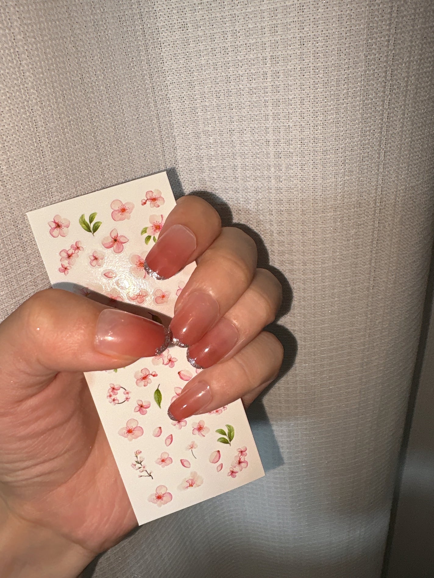 らん on LIPS 「水転写ネイルシール💅さくら🌸ネイル接着テープ💅✨ネイルチップハ..」(2枚目)