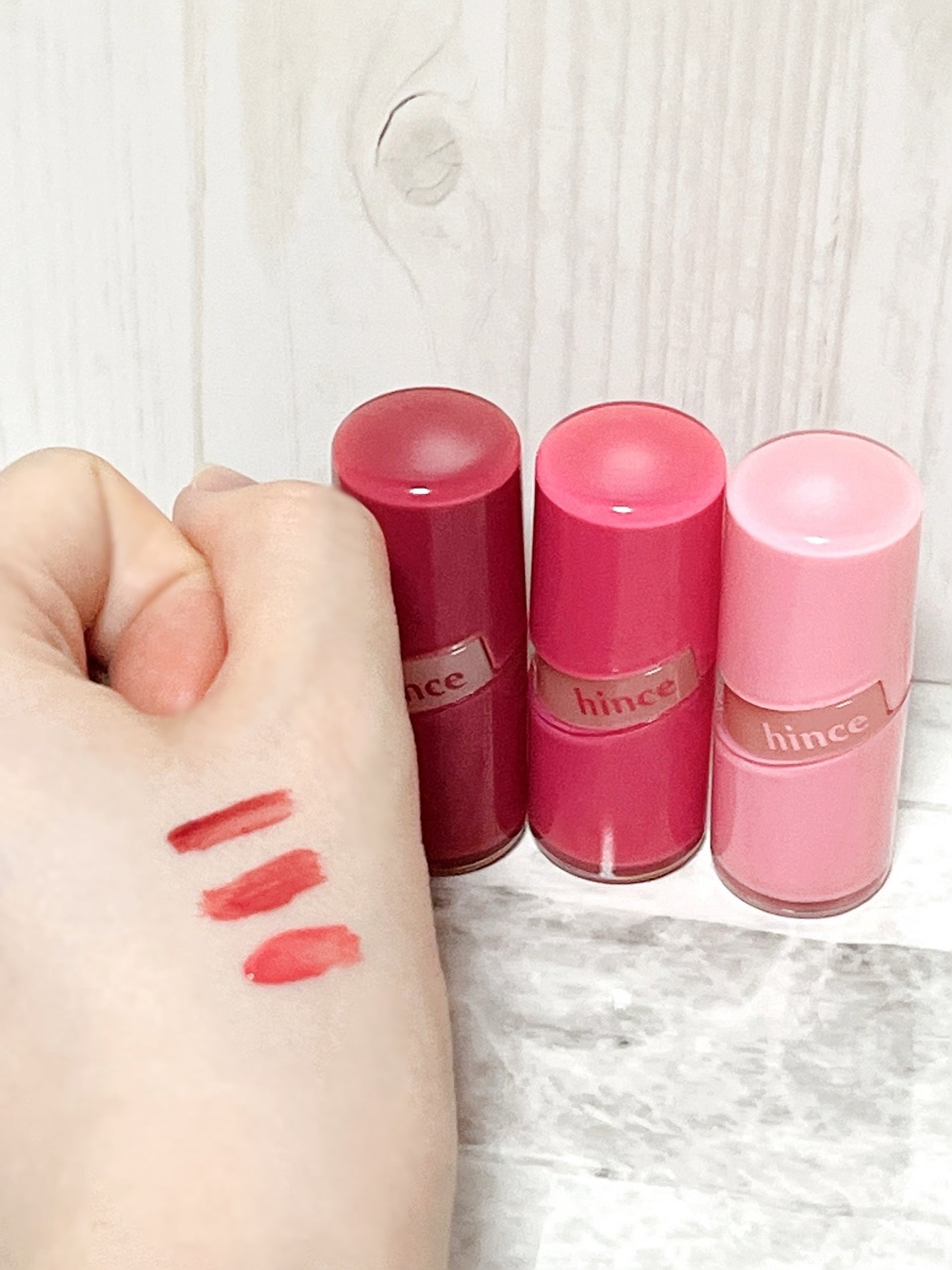 ロウグロウジェルティント/hince/リップティントを使ったクチコミ(4枚目)