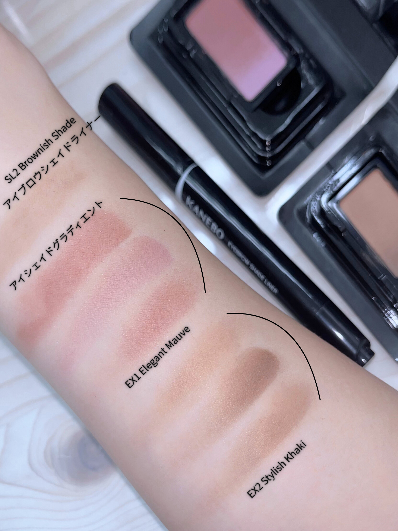 カネボウ アイブロウシェイドライナー/KANEBO/リキッドアイブロウを使ったクチコミ（3枚目）