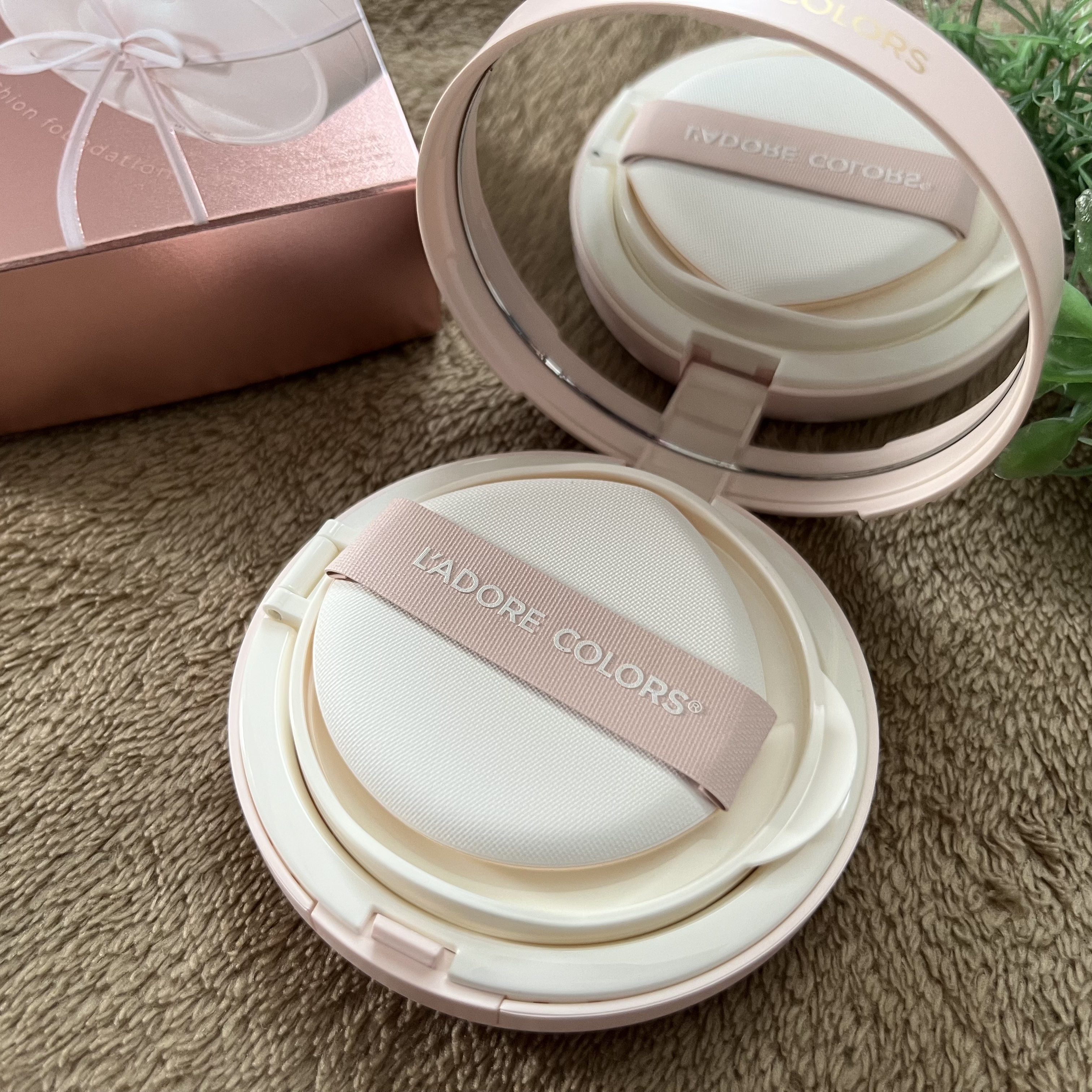 L'ADORE COLORS レインコート クッション ファンデーション/L'adore Colors/クッションファンデーションを使ったクチコミ（2枚目）