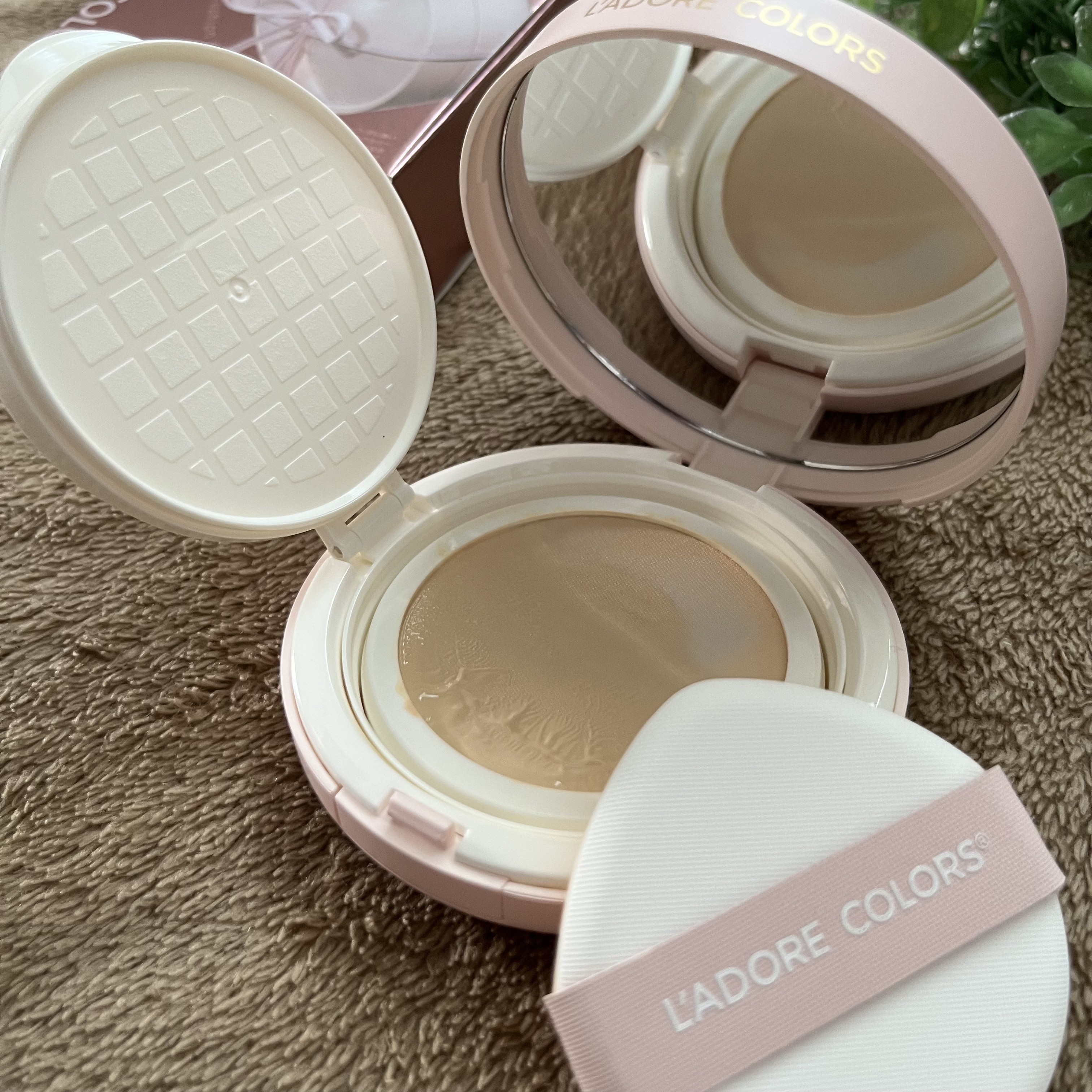 L'ADORE COLORS レインコート クッション ファンデーション/L'adore Colors/クッションファンデーションを使ったクチコミ（3枚目）