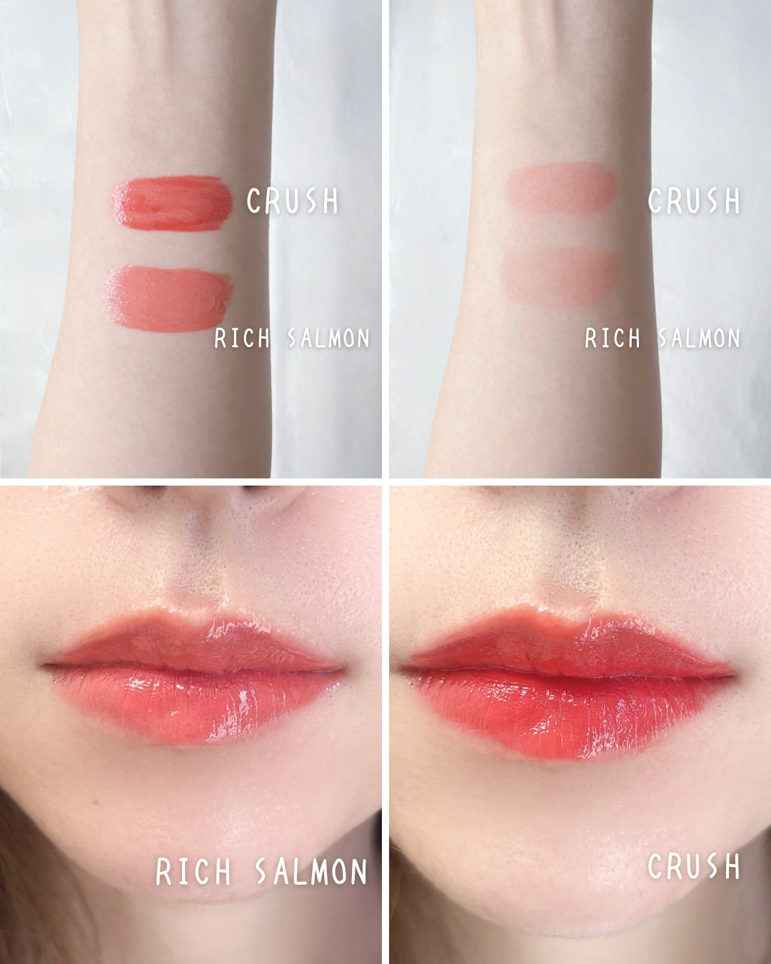 ウォーターグローリップティント 04 クラッシュ（Crush）/INGA/リップティントを使ったクチコミ（3枚目）