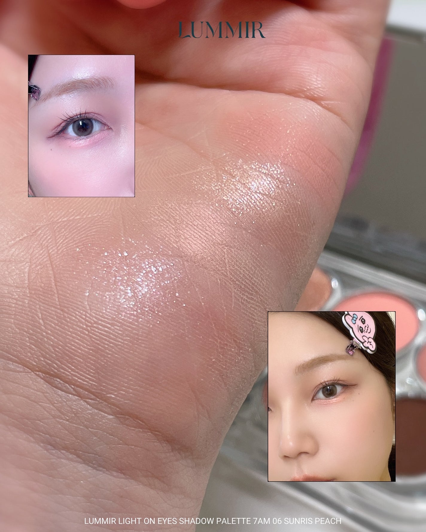ライト オン アイズ シャドウ パレット/Lummir/アイシャドウパレットを使ったクチコミ(5枚目)