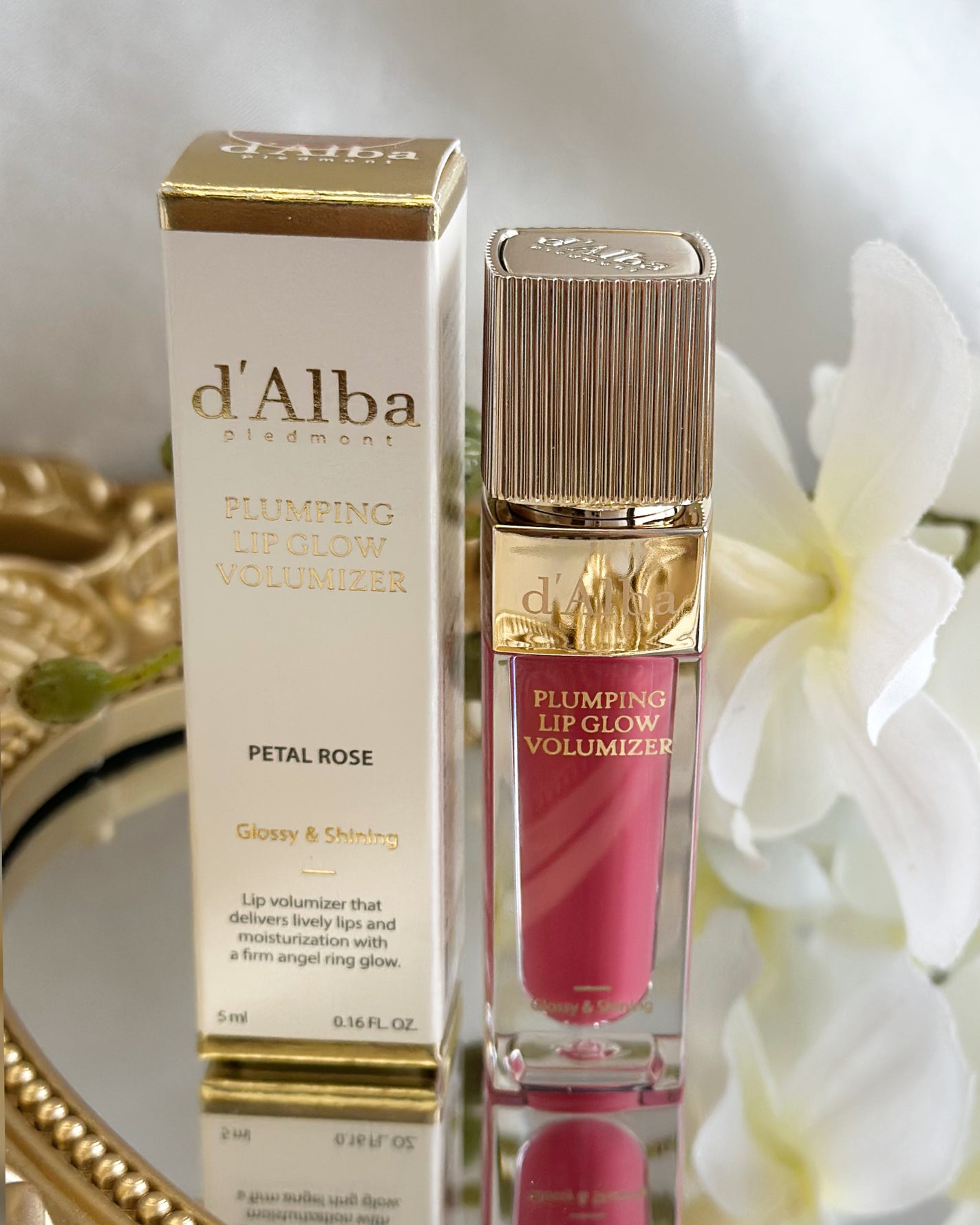 ダルバ プランピンクグロウボリューマイザー/ダルバ/リップグロスを使ったクチコミ(1枚目)