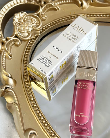 ダルバ プランピンクグロウボリューマイザー/ダルバ/リップグロスを使ったクチコミ(4枚目)