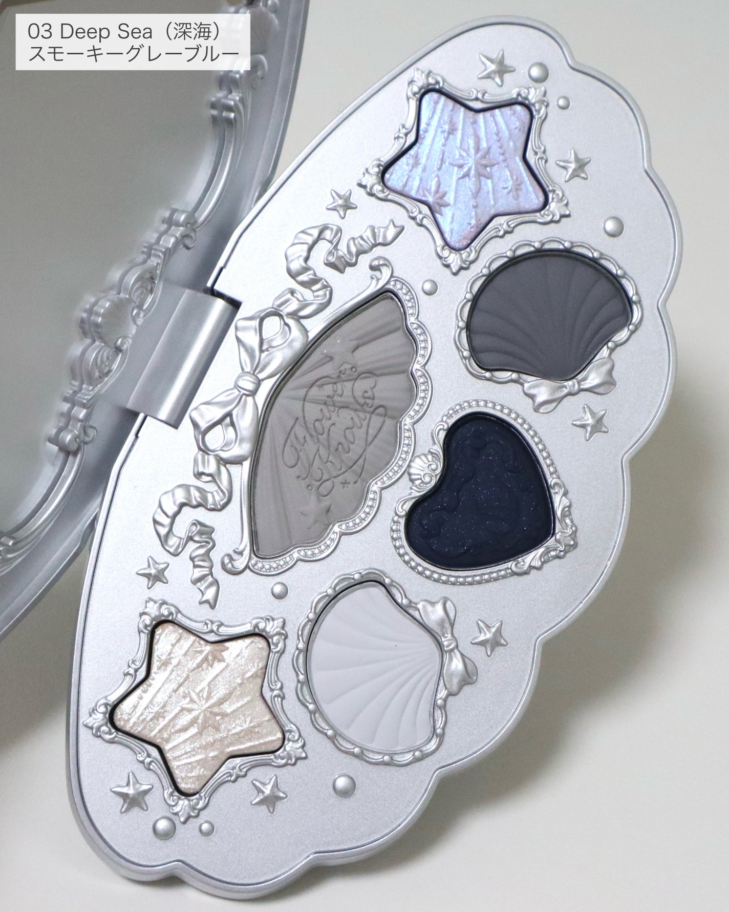 シェルズジュエルコレクション 6色アイシャドウパレット/FlowerKnows/アイシャドウパレットを使ったクチコミ(5枚目)